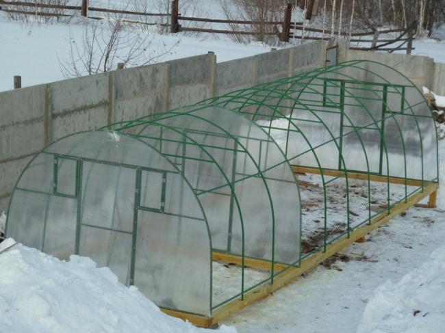 Перегородки в теплице