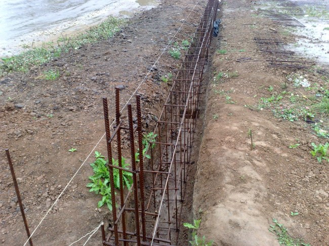 Строительство фундамента